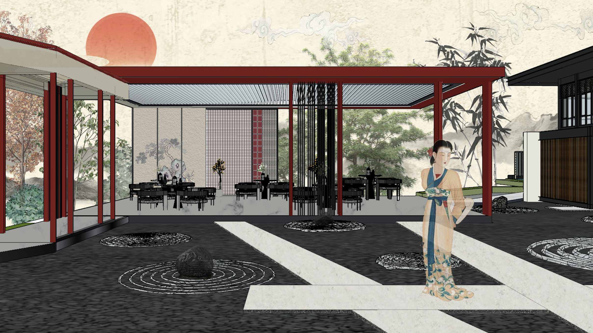 景观设计古代风格作品集-17