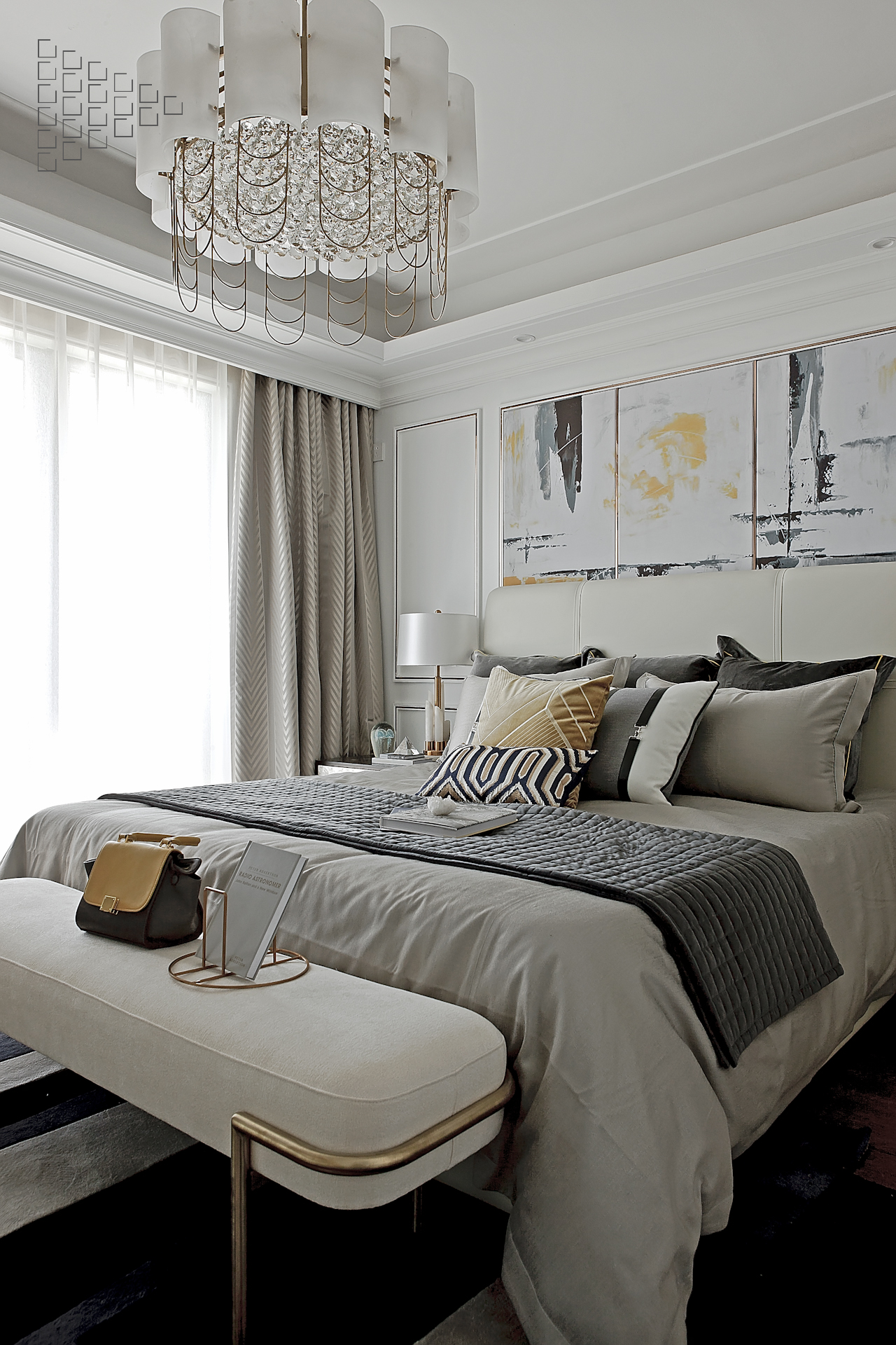 大理轻奢混搭风样板房-28