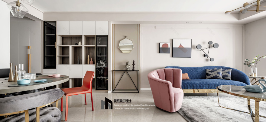 糖果色武汉公寓,打造浪漫梦幻空间-17