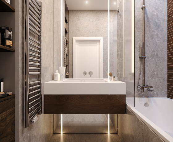 莫斯科新楼盘70平住宅室内设计丨俄罗斯莫斯科-27