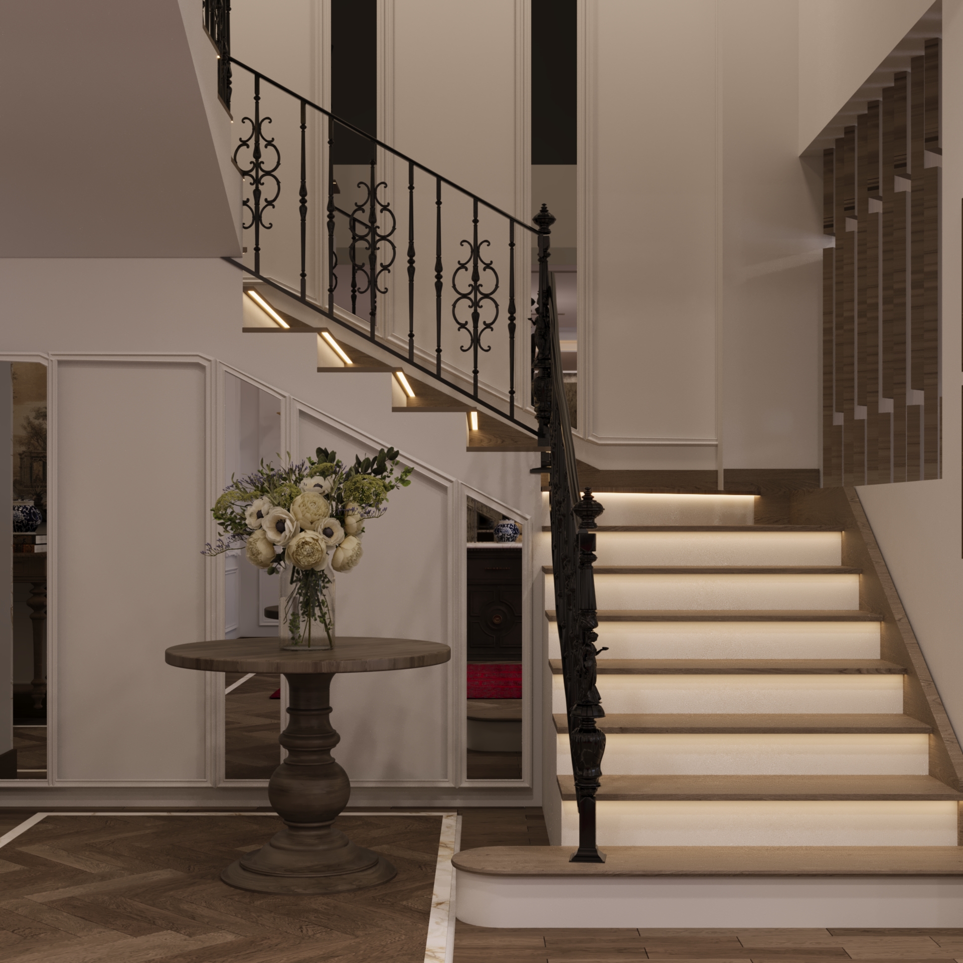 法式风格别墅丨No5 Designs-13