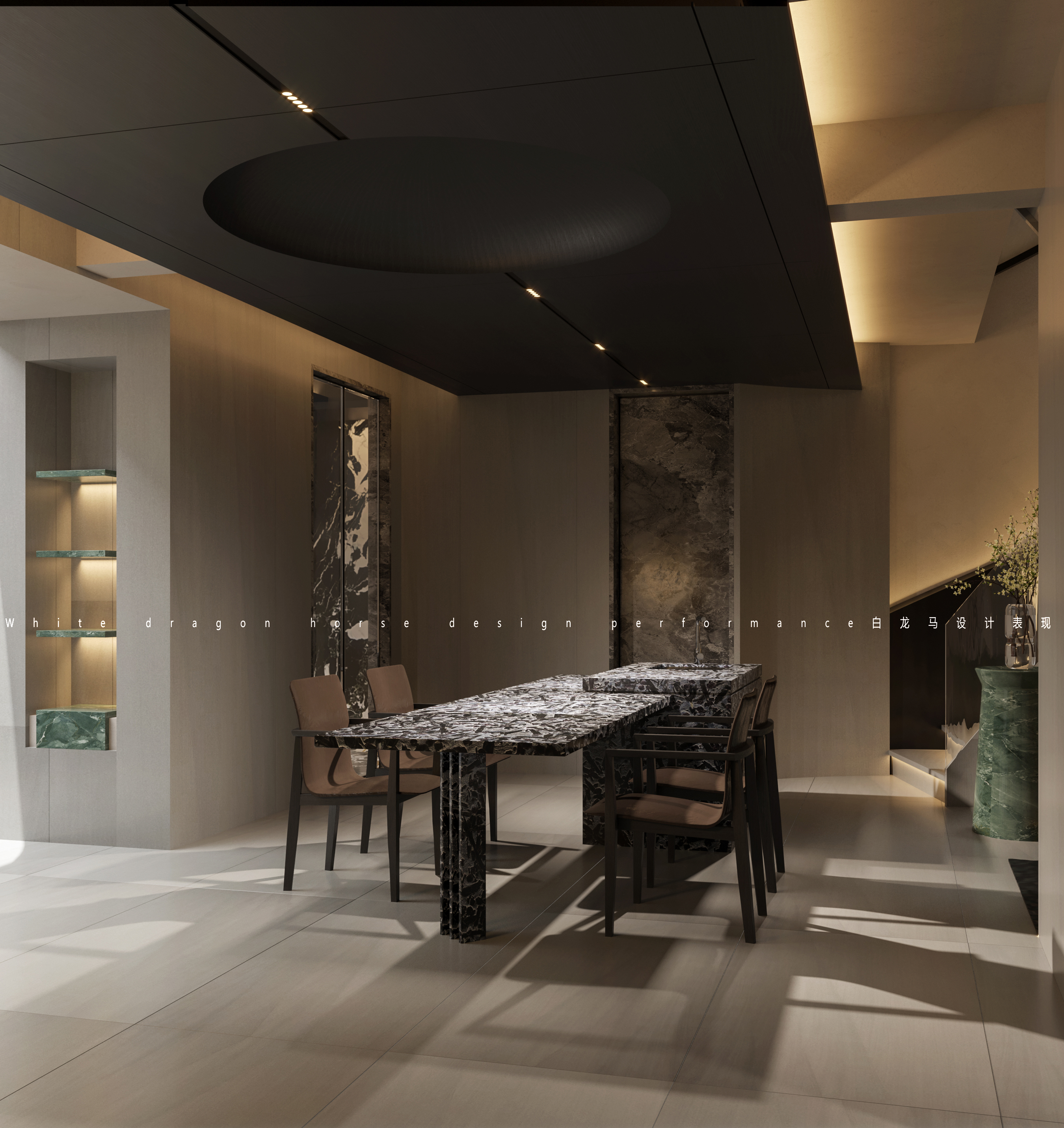 现代简约——白龙马设计图-6