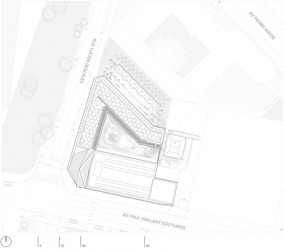 巴黎 Simone Veil 学生宿舍楼，融入城市环境的清晰建筑表达-36