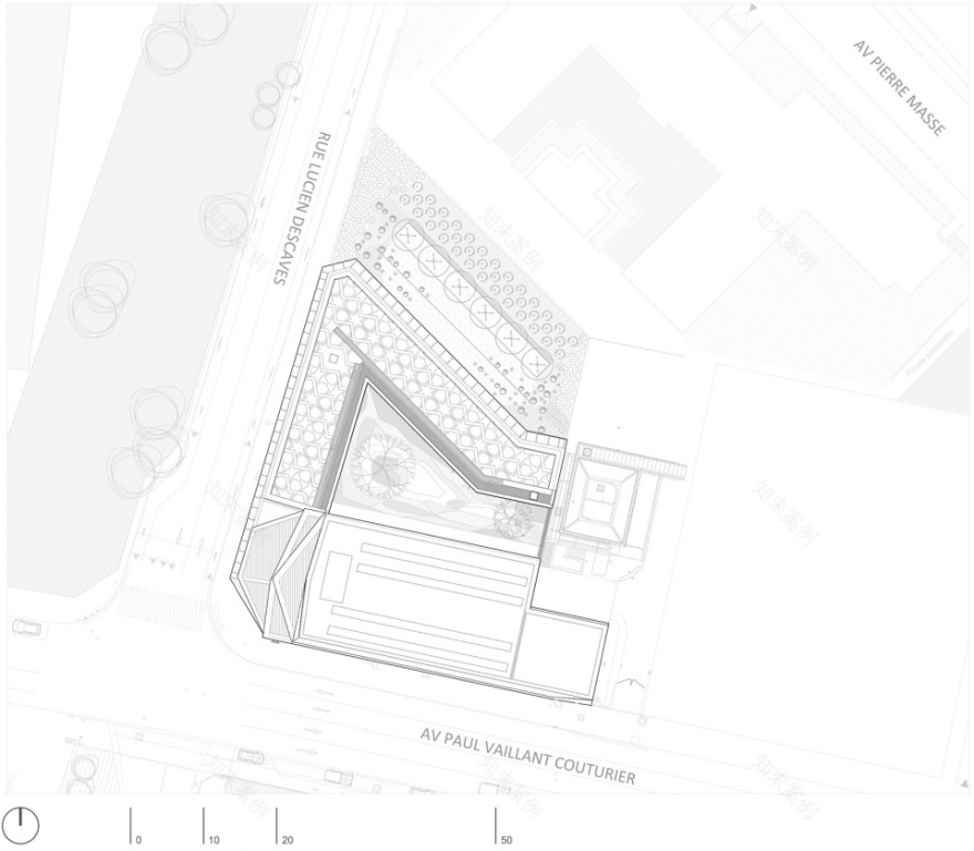 巴黎 Simone Veil 学生宿舍楼,融入城市环境的清晰建筑表达-36