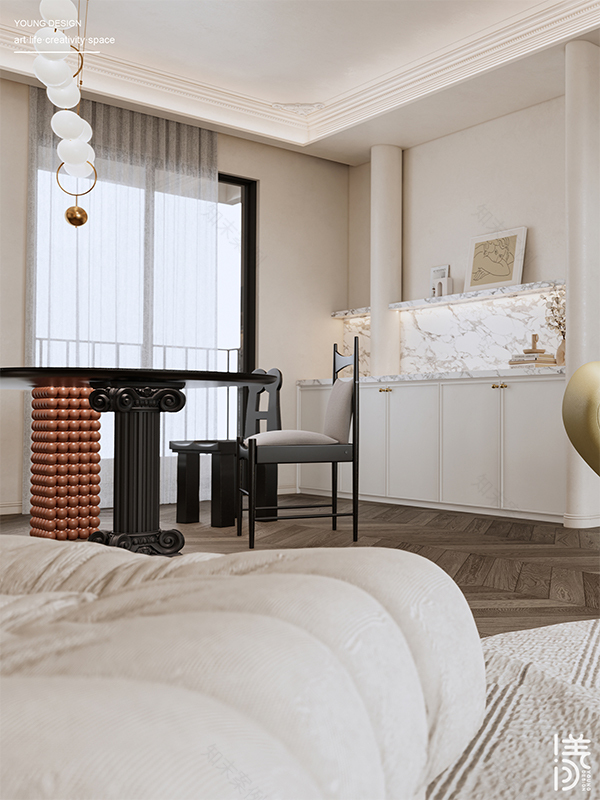 现代轻法式三代居丨深圳漾空间设计有限公司-45