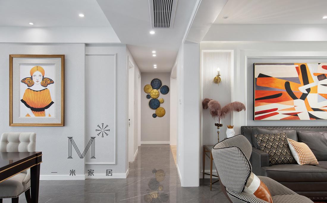 平层丨【一米家居】优雅演绎法 140m²现代美-4
