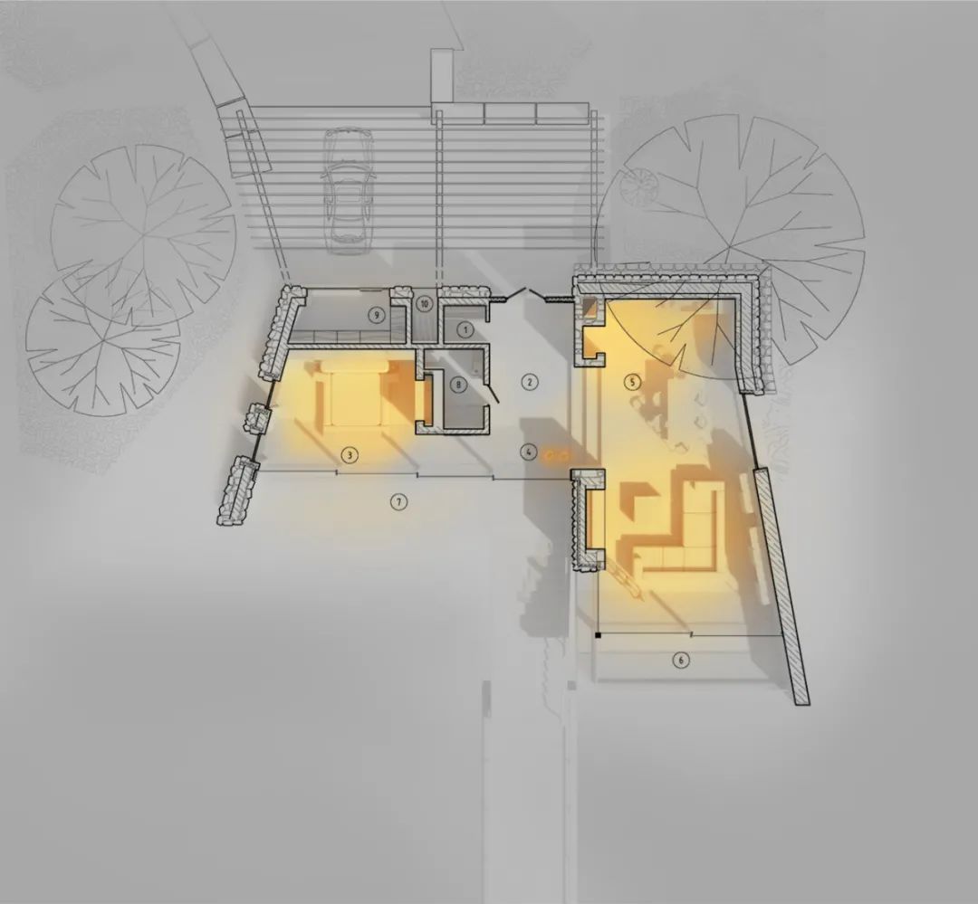 石崖湖畔豪宅丨ParaZodchih studio-70