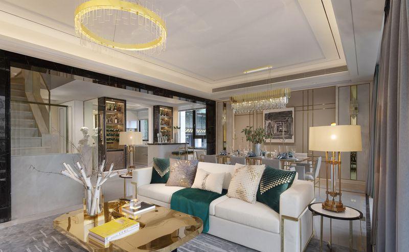 金华红星天铂顶层复式样板房-1