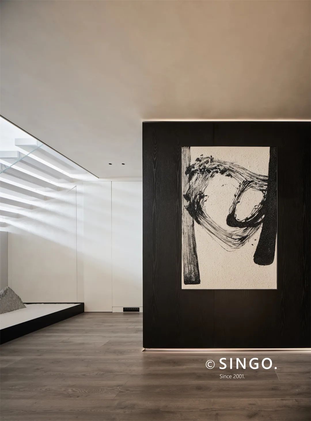 现代轻奢宁波钓渔台复式住宅丨中国宁波丨星杰全案设计团队-18