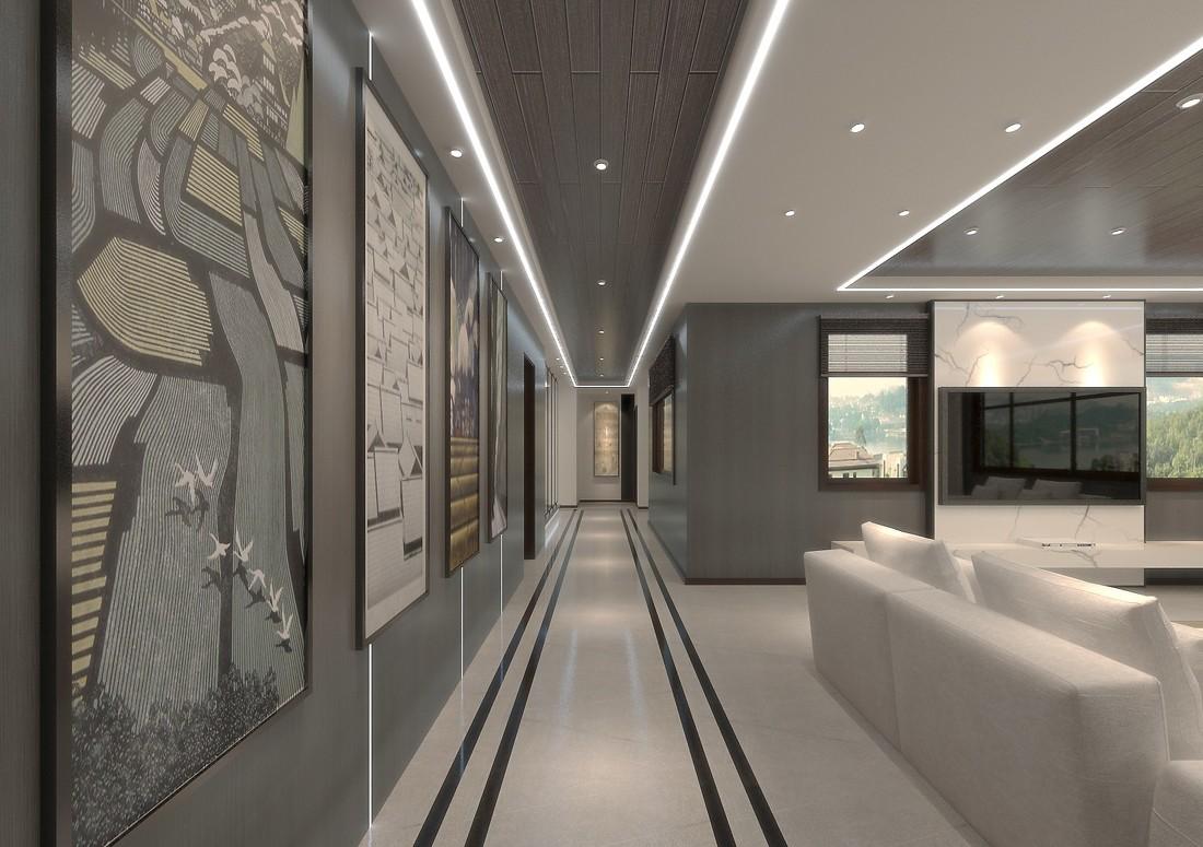 
水岸金湾一层---《墨染·云端》 -2