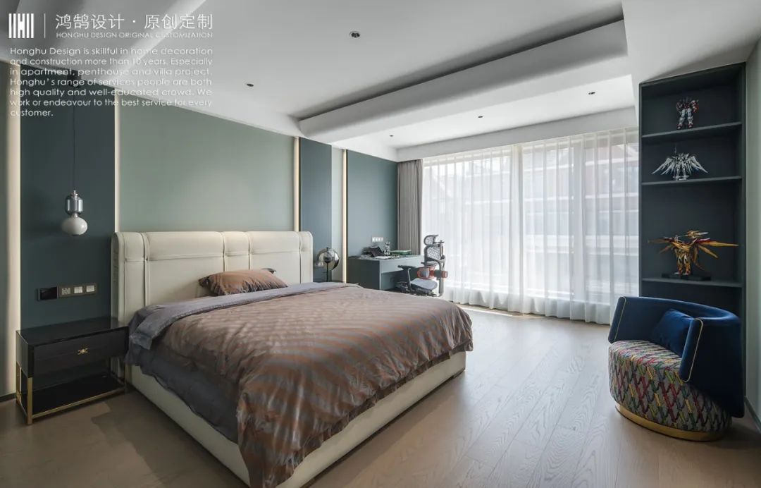 1000㎡别墅 | 星空影院+桑拿房的极致舒展。-37