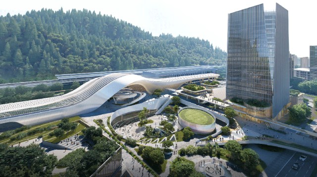 惠阳站综合交通枢纽丨中国惠州丨Aedas-70