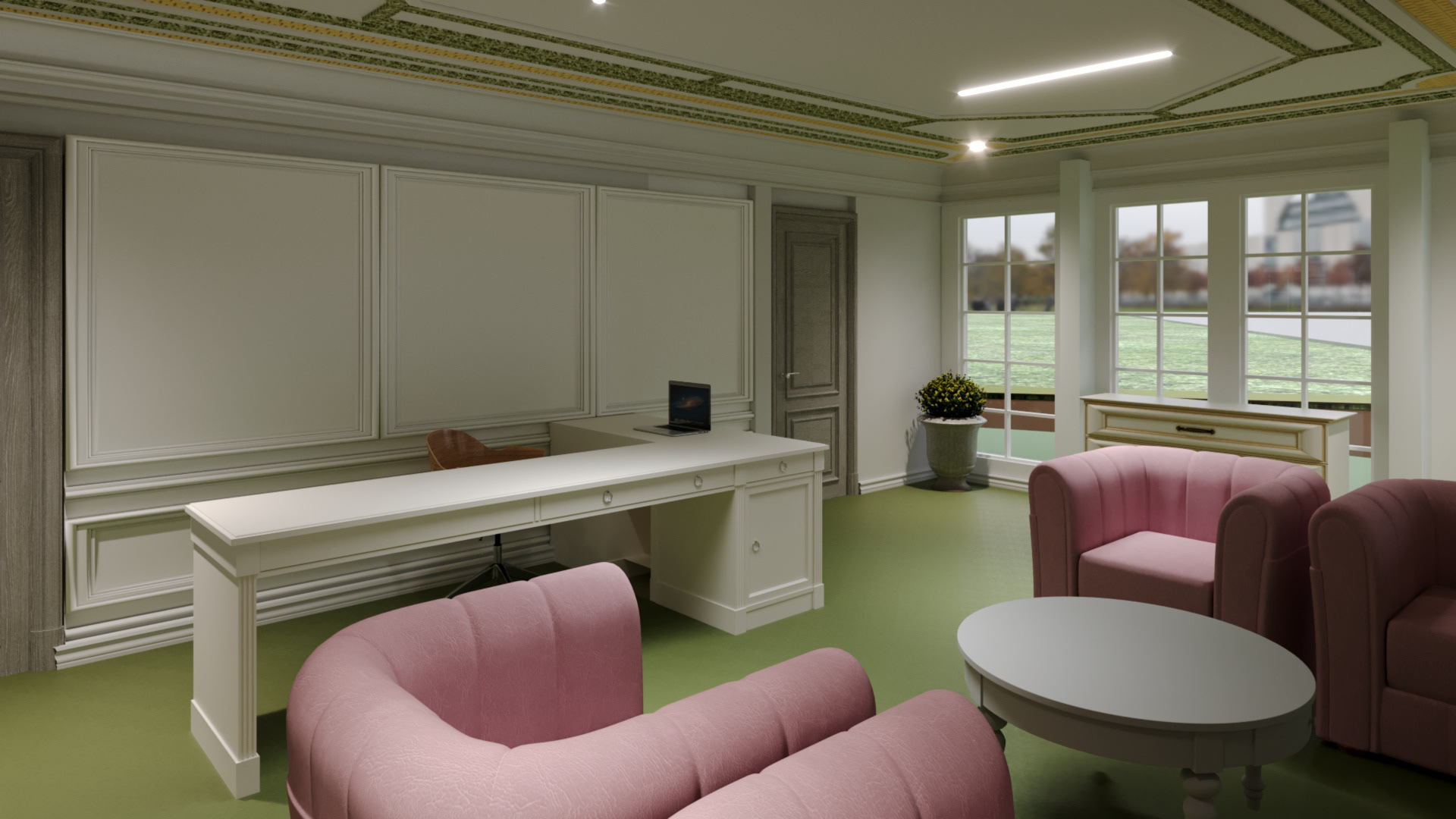 厄瓜多尔昆卡大学室内设计专业教学楼设计-96