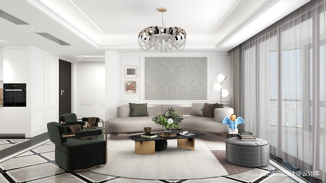 35万元三居198平米装修案例丨凡石出品| 和鸣-13