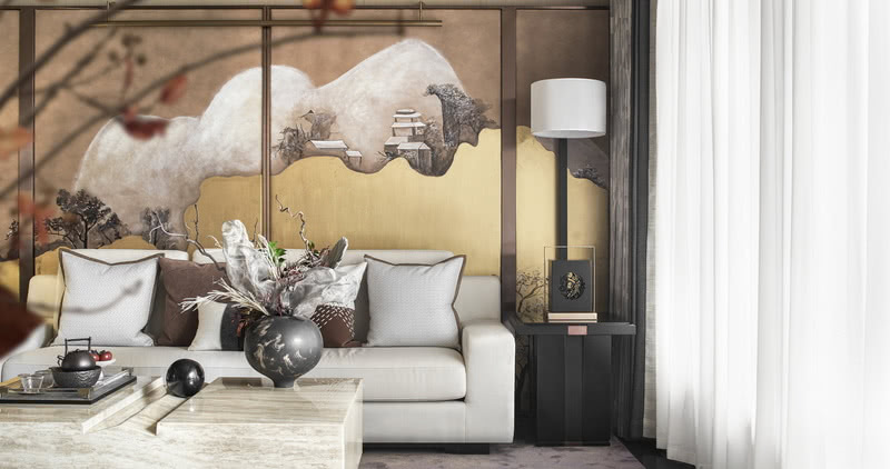 金通绿城·桃李春风合院样板房 | 道家哲学思想融入高品质空间设计-8