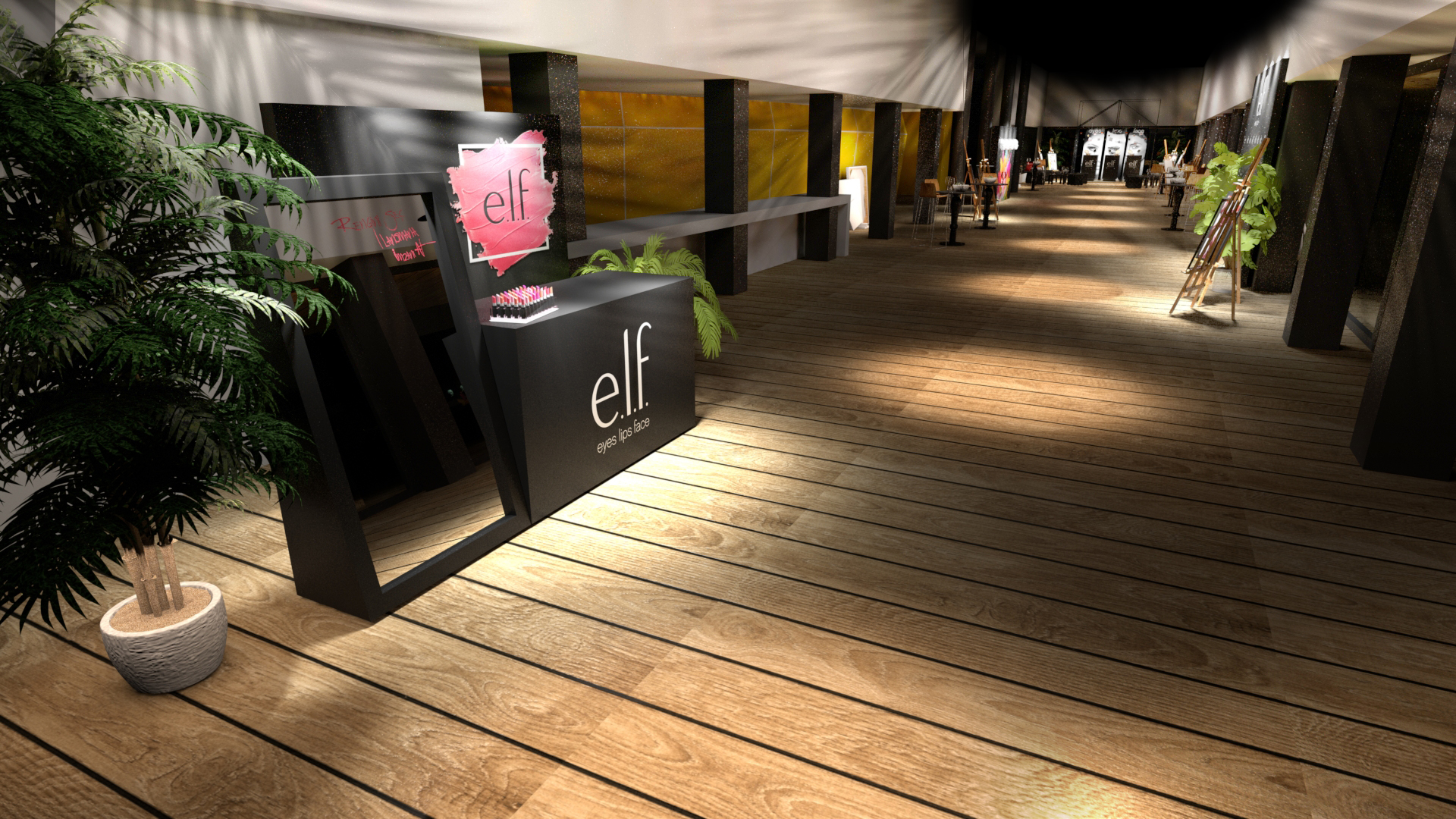 2019 e.l.f. Blogger Event / Foyer & Stage Design-1