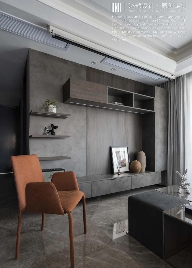 芜湖鸿鹄设计丨平层丨 108㎡里的收纳艺术-4