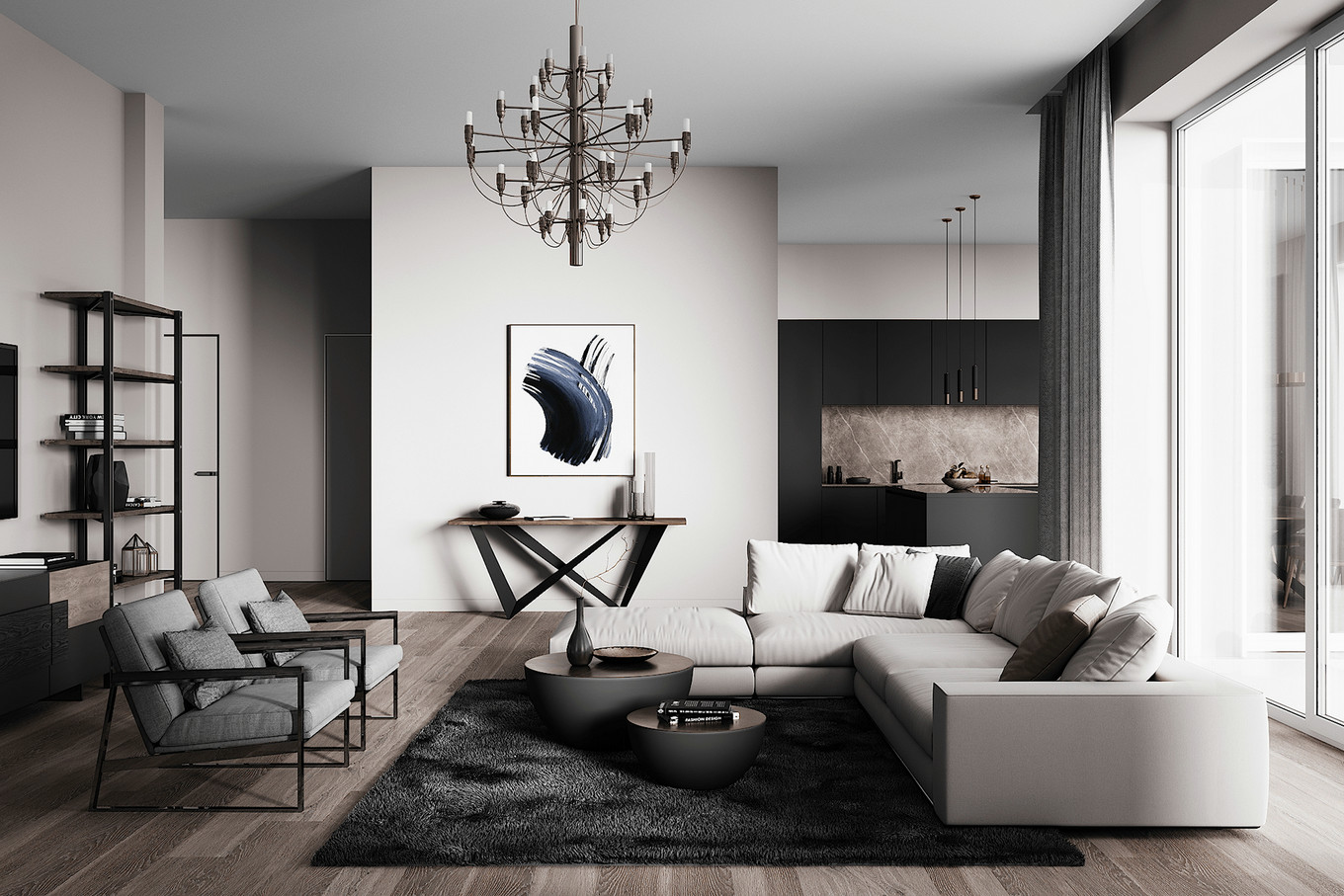 现代轻奢风家居设计 | 质感灵魂的生活空间-1