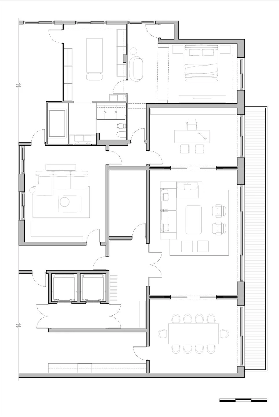 布宜诺斯艾利斯古典与现代融合的公寓设计丨阿根廷布宜诺斯艾利斯丨VALDEMARIN-11