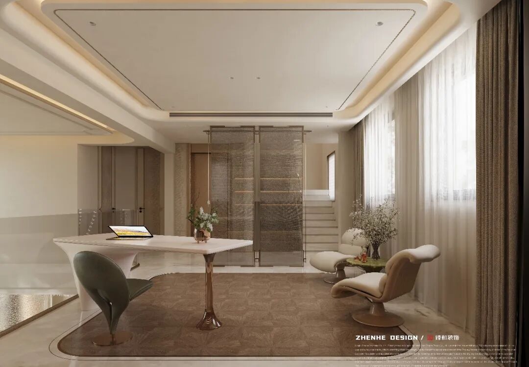 「臻和装饰」金塘300m²豪宅丨中国舟山丨宁波臻和装饰有限公司-38