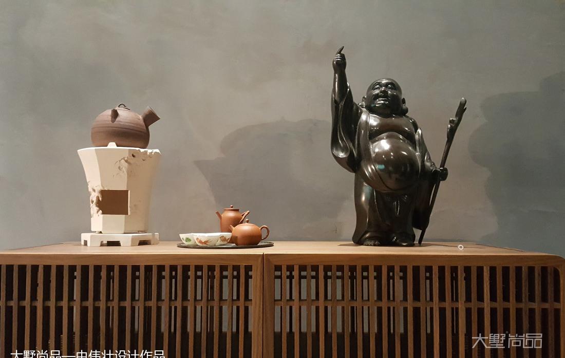 禅意东方美学 | 黑白灰的禅茶一味空间设计-6