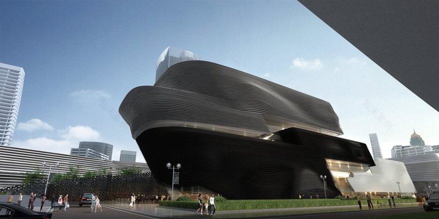 宁波市鄞州南部商务区门户区设计方案丨中国宁波丨amphibianArc,合作方为宁波鄞州建筑设计院-14