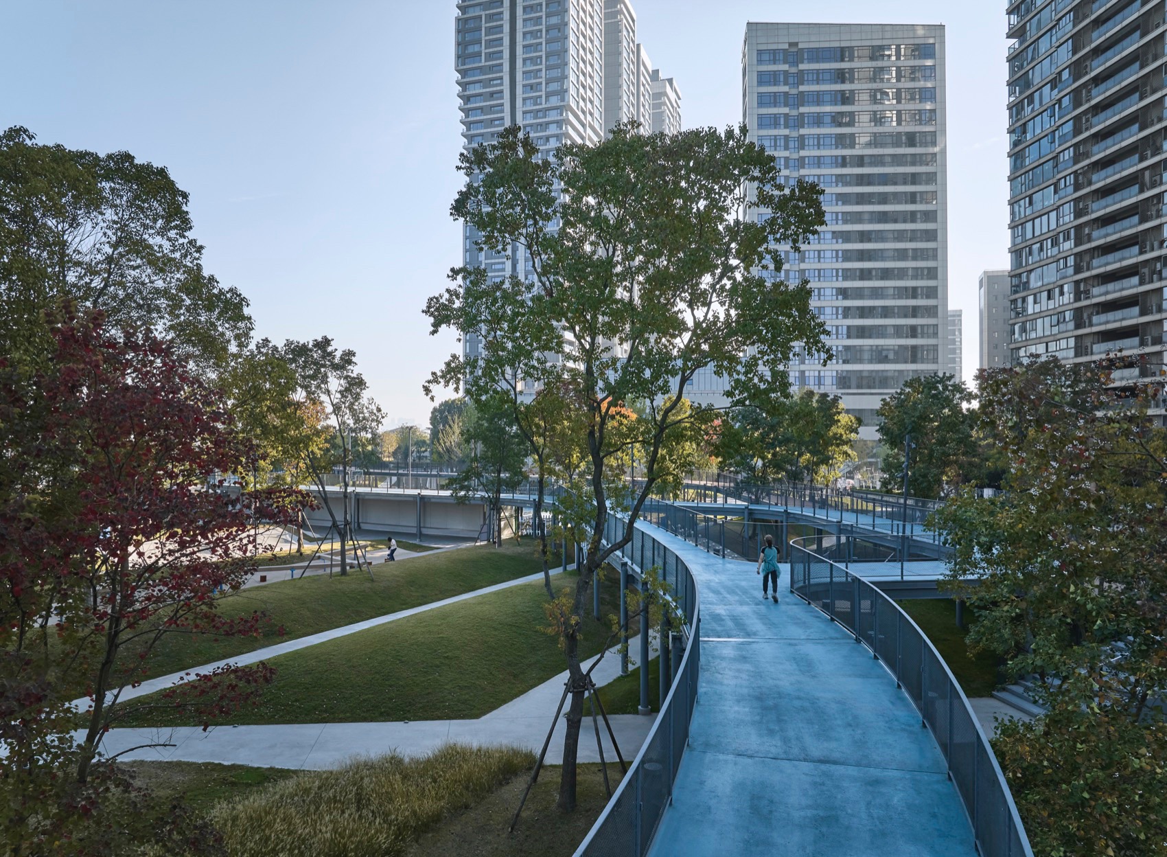 杭州滨江公共空间·银杏驿与大桥驿丨中国杭州丨同济原作设计工作室-33