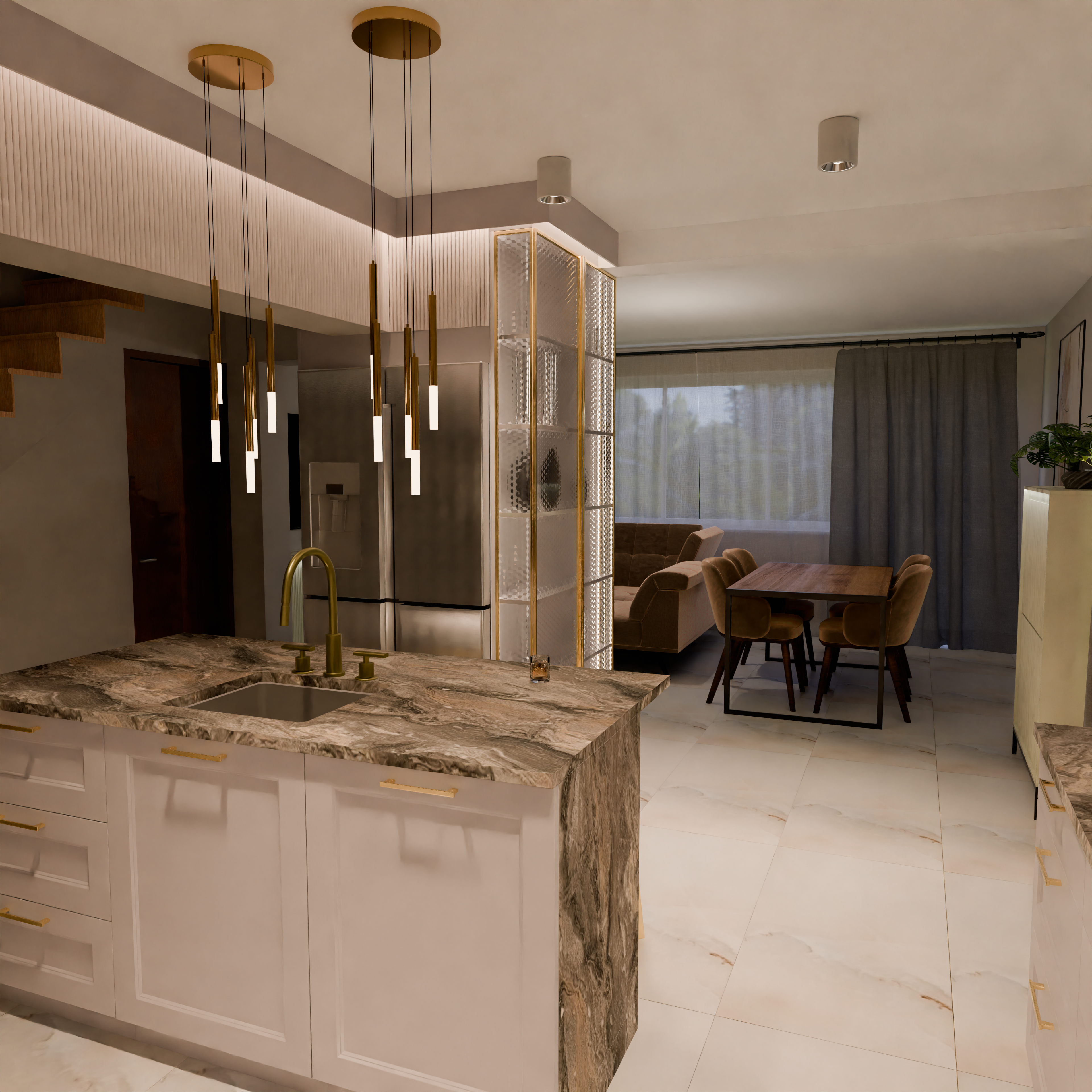 kitchen updated in Gemini-14