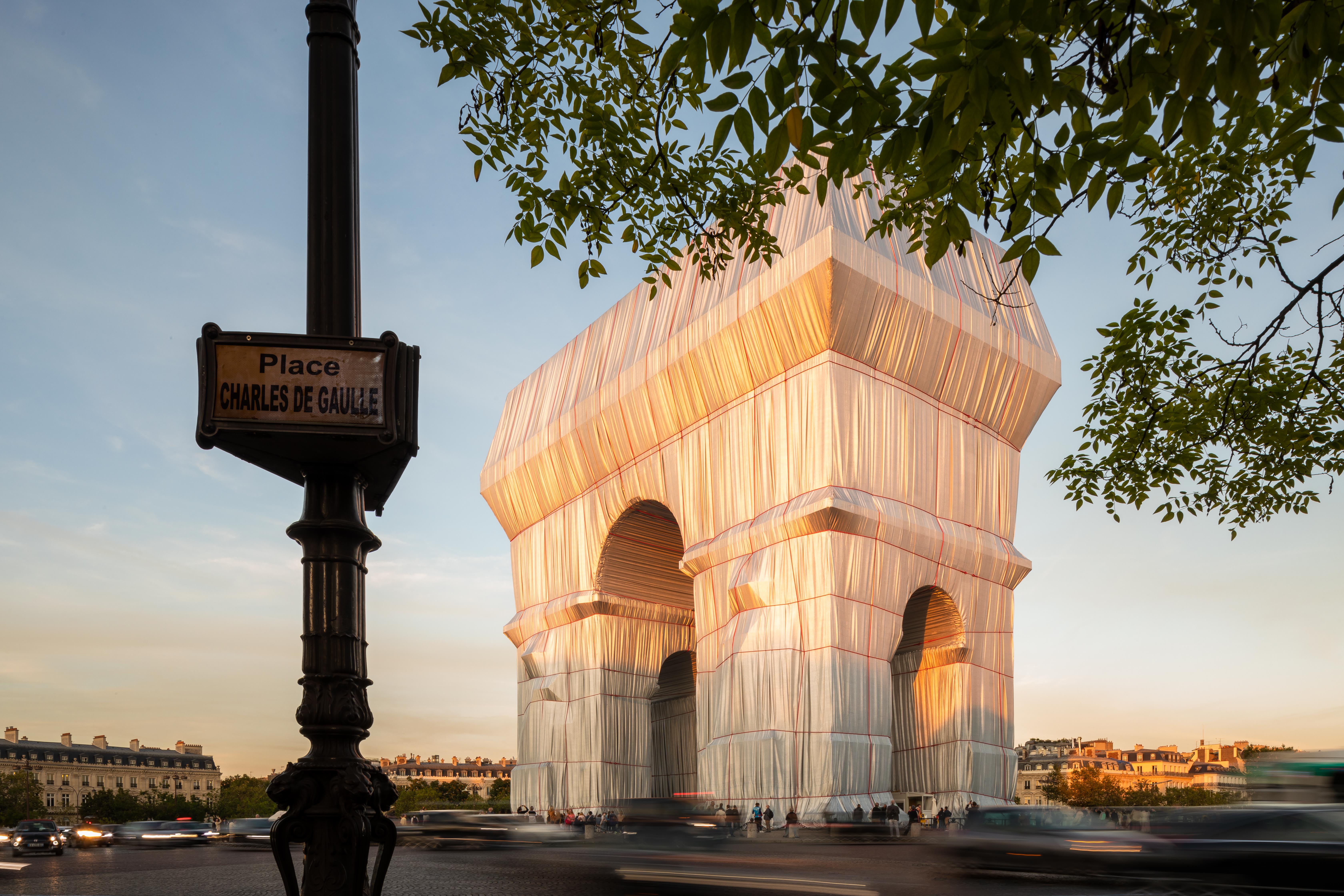 凯旋门被包裹丨法国巴黎丨Christo and JeanneClaude-5