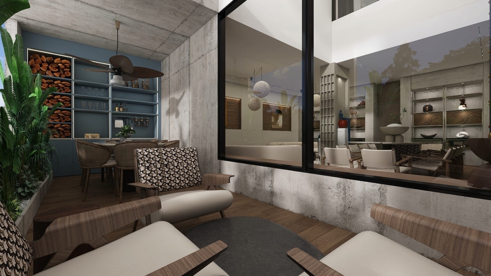 Artisan Project. Dinning & Living Room Design-17