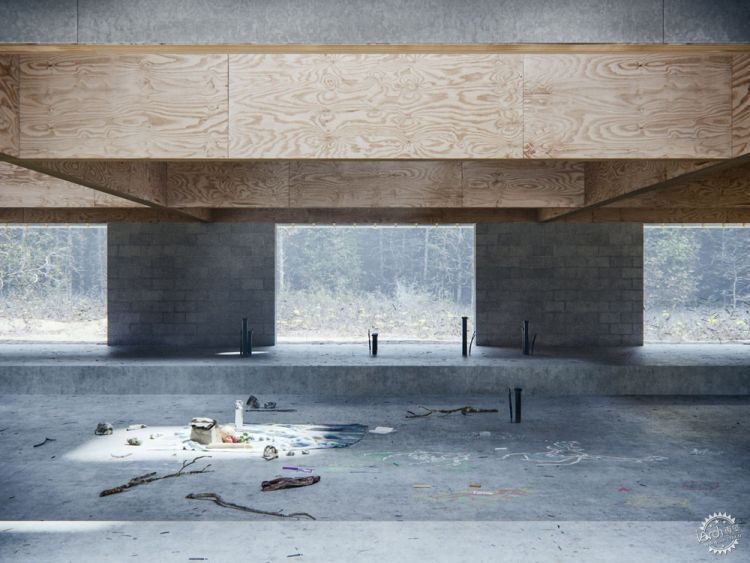 林地中的「金字塔」，時代感油然而生。 - WEHOUSE-4