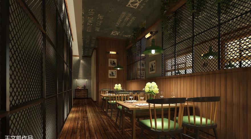 废旧工厂的美食空间-2