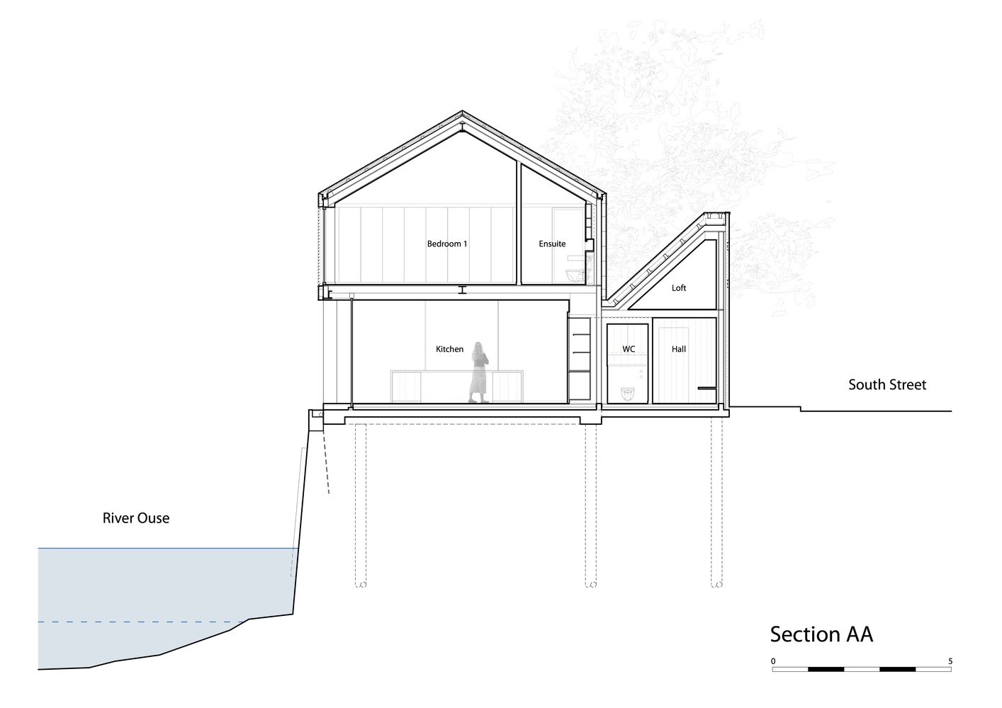 英国刘易斯河畔的现代住宅 | 南街 142 号-62