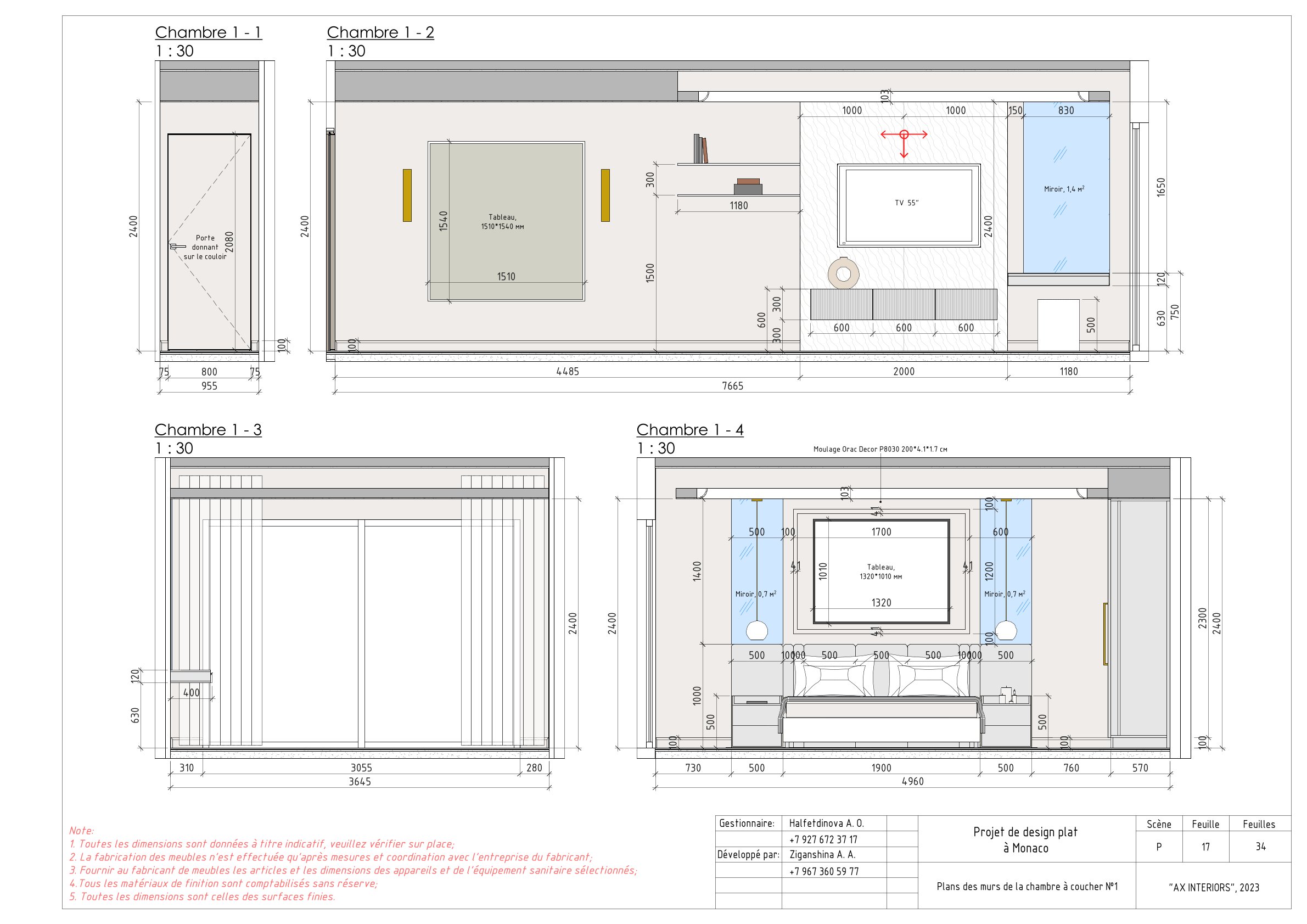 Working documentation of Monaco apartment-16