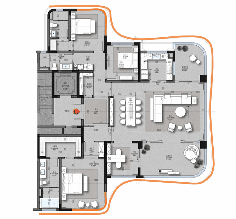 重庆融创壹号院丨中国重庆丨上海大椽建筑设计事务所-99