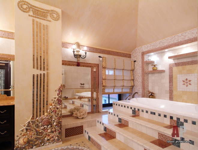 带哥特与东方风格元素的郊外住宅室内设计丨Дьячкова Марина（迪亚奇科娃·玛丽娜）-33