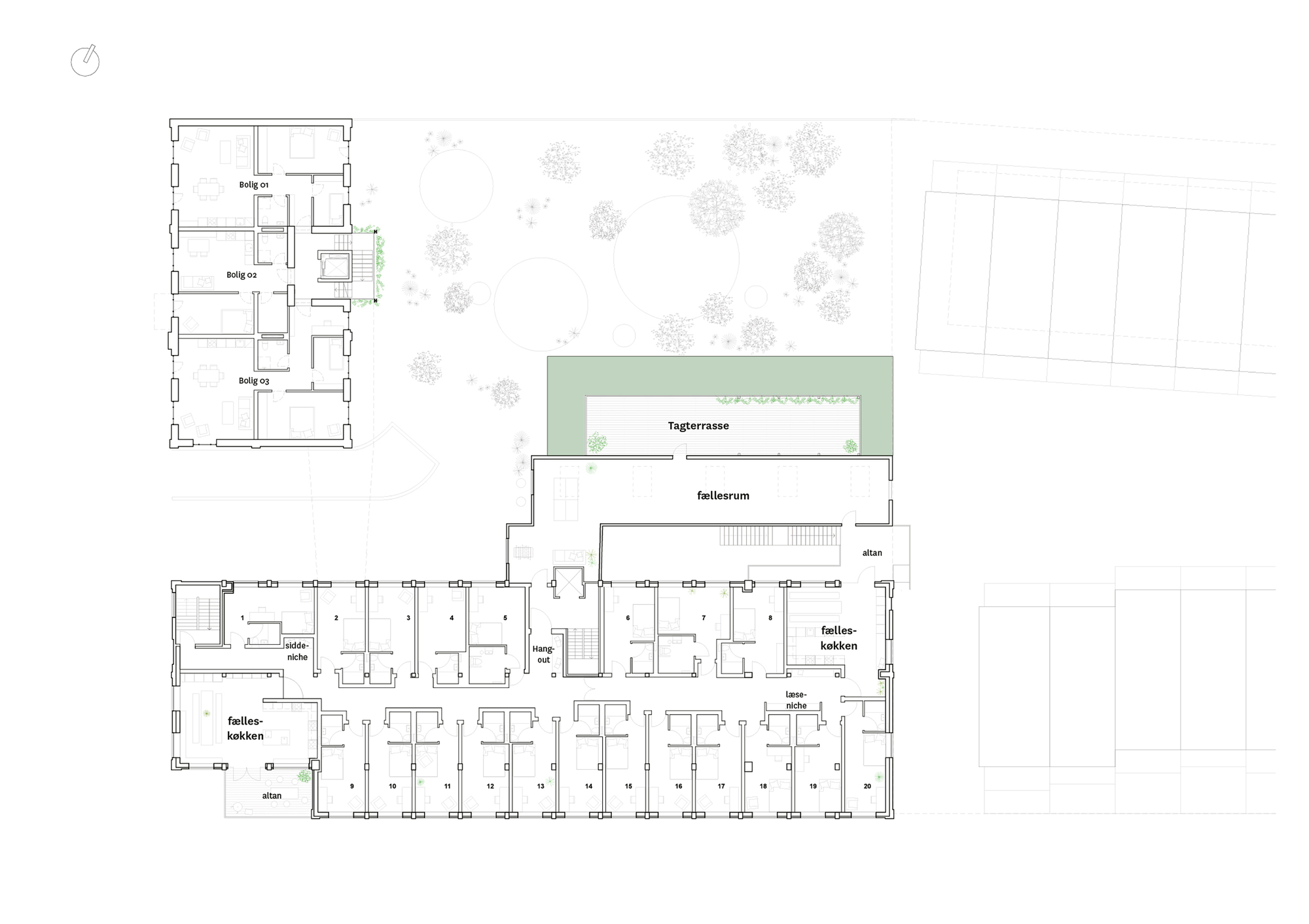 Filmlageret 社区住宅丨丹麦哥本哈根丨Spacon & X-54