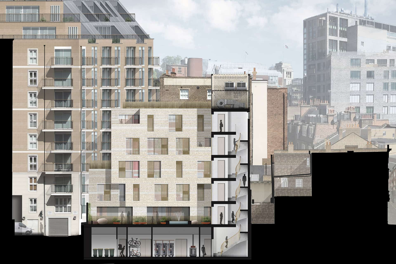 Westminster Fire Station 住宅楼设计丨英国-35