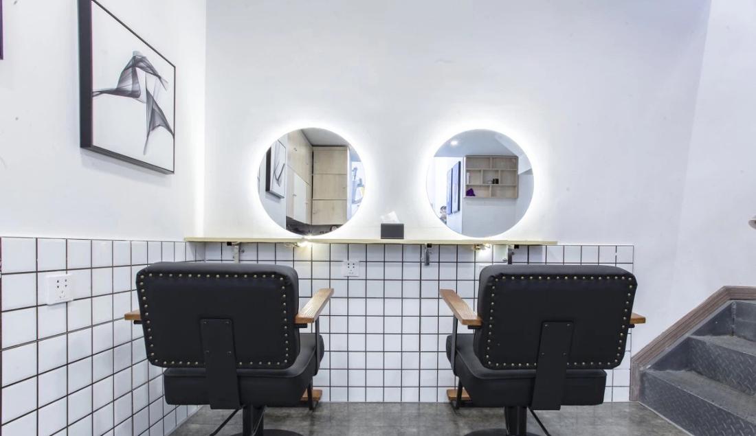 兰-Design | 科技感烫染沙龙,极简美学空间-12