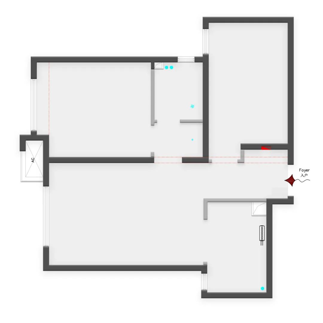 错位时空 · 银河浪漫子民的 70㎡空间之旅丨中国天津丨弥尔空间设计机构-24