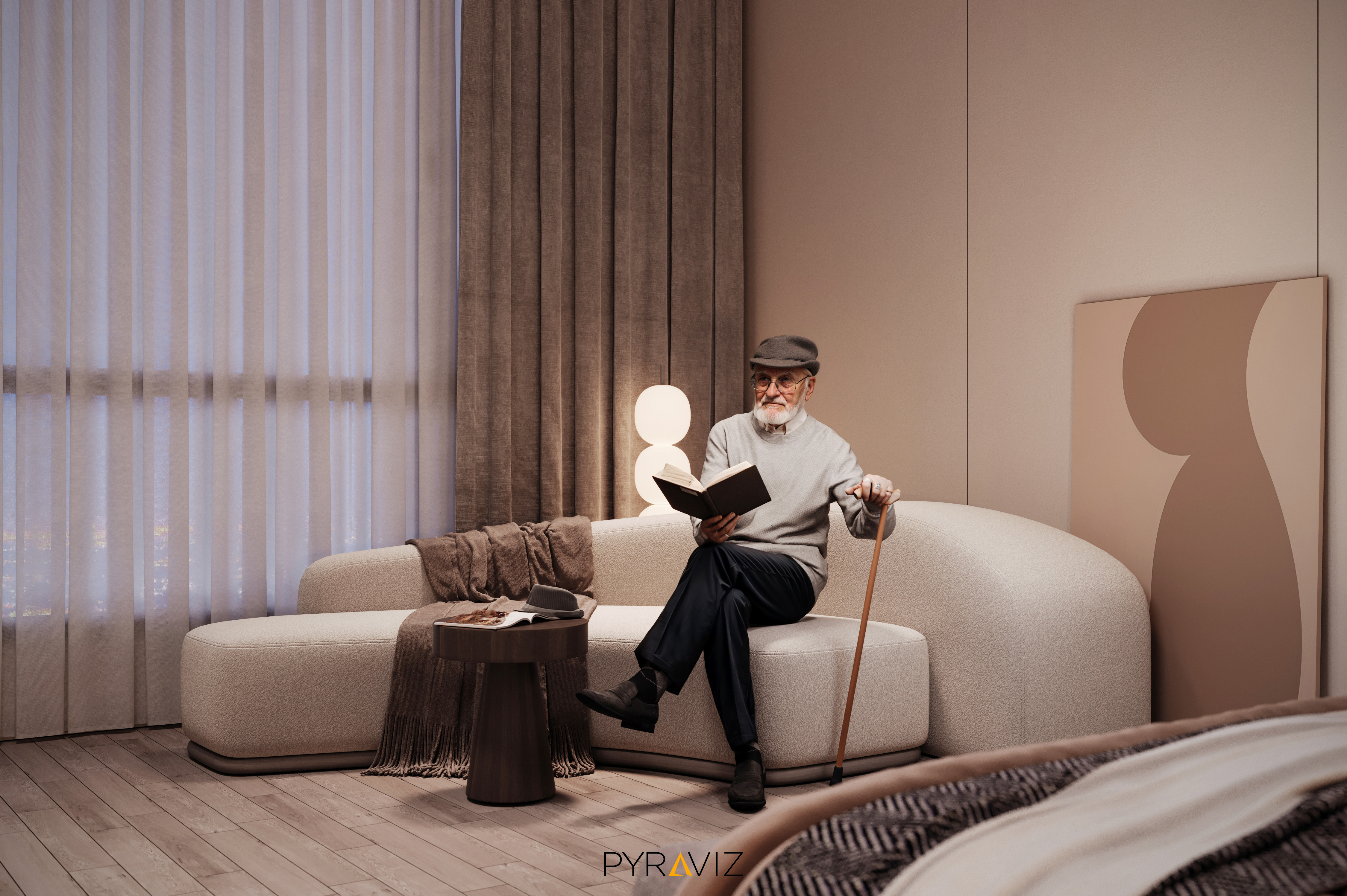 Luxury Minimal Bedroom-6