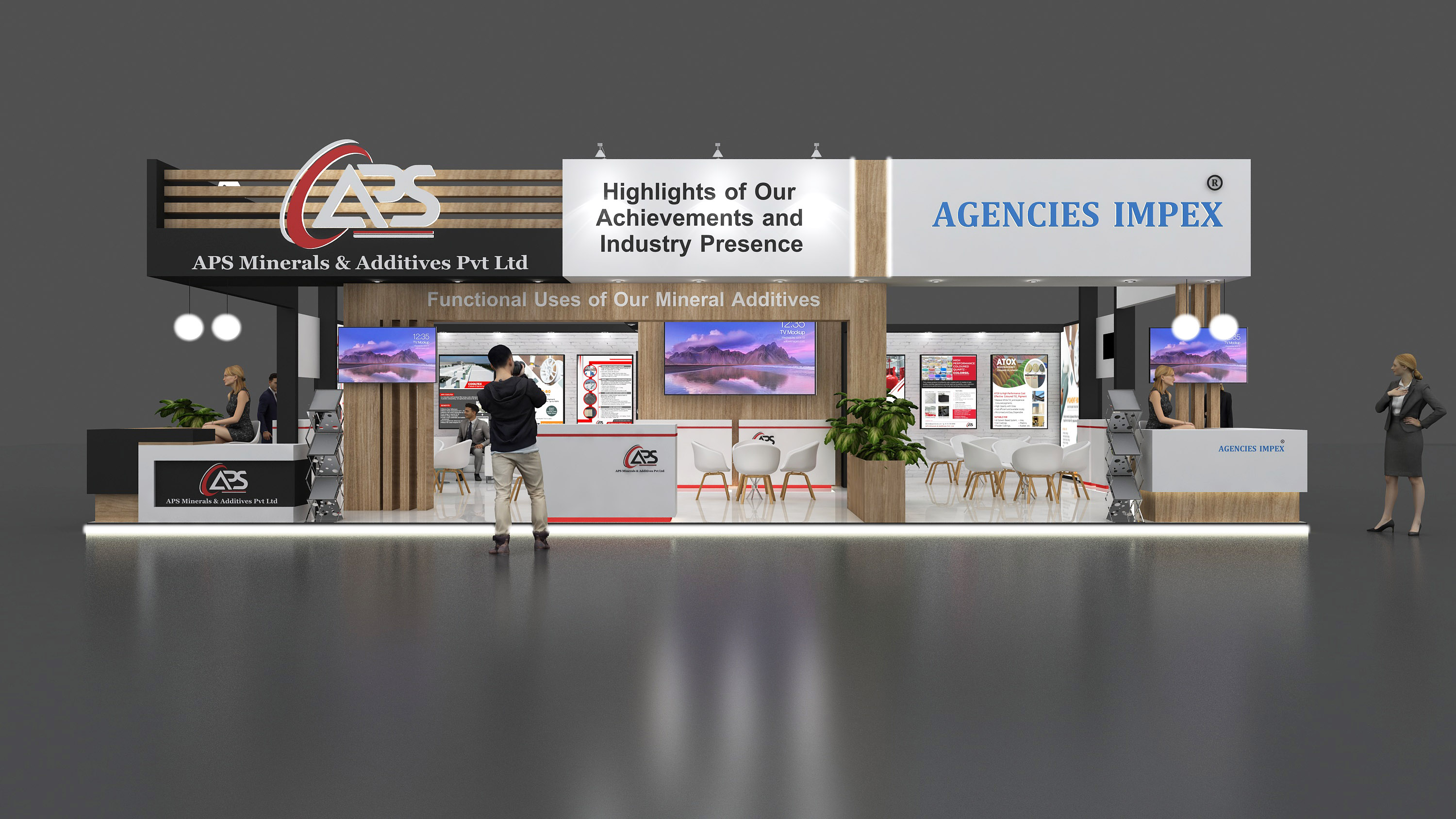 APS 12X7M STALL DESIGN IN DELHI-1