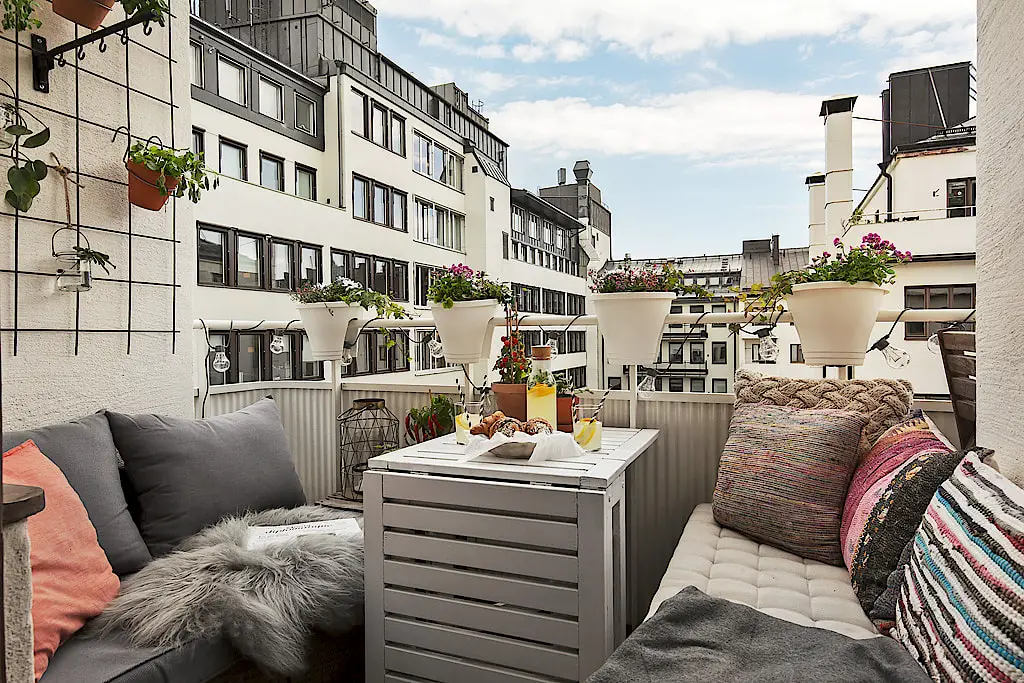 北欧小户型的灰色魅力-24