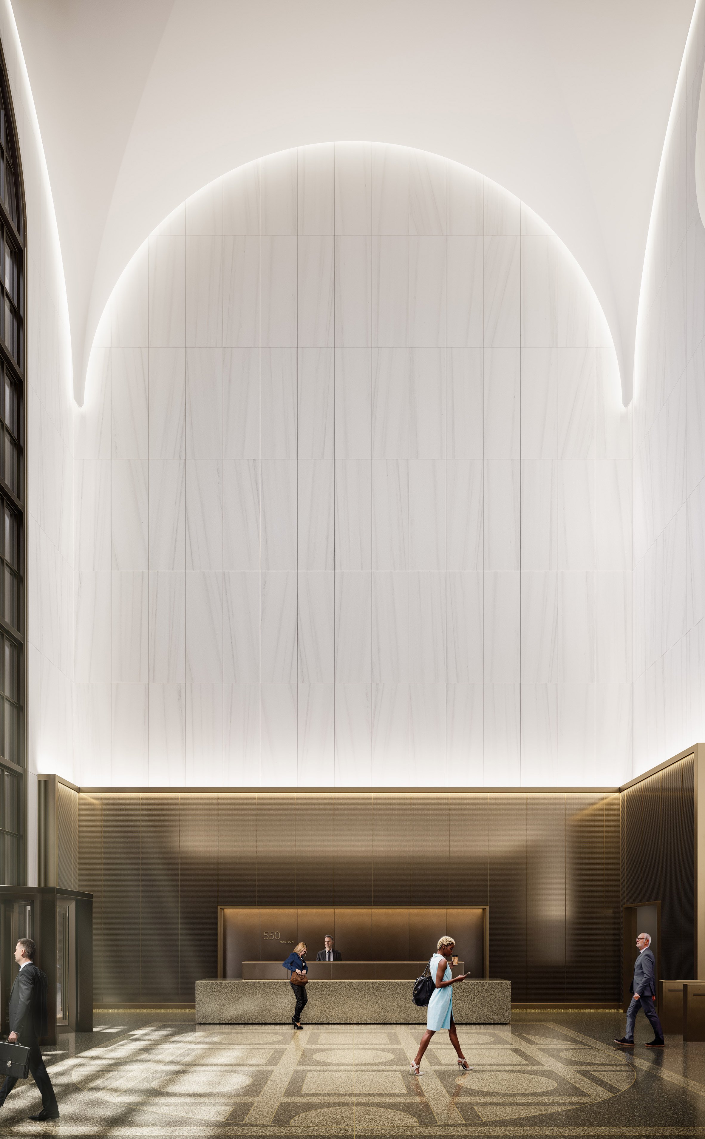 Gensler 重塑菲利普·约翰逊后现代风格 AT&T 大楼 lobby-13