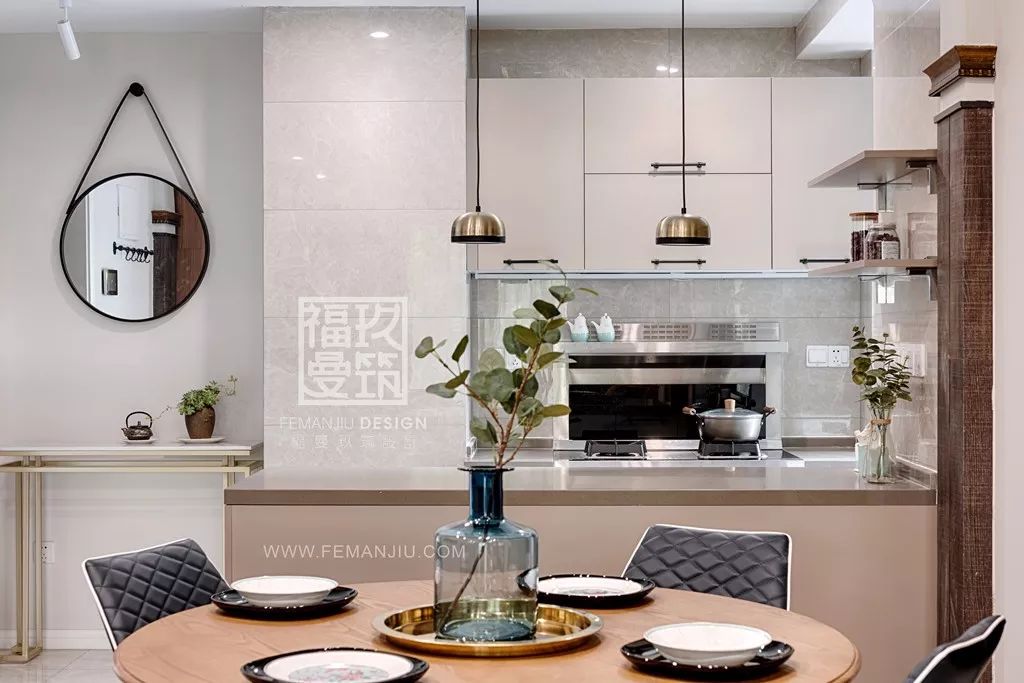 重庆鲁能领秀城 74 平米小美式北欧混搭风家居设计-20