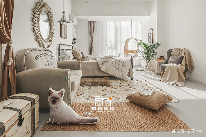 8万元一居40平米装修案例-16