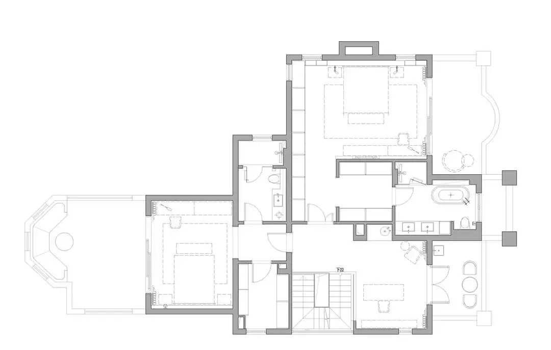 东郊花园私人别墅丨中国上海丨上海亦鉴建筑设计-138