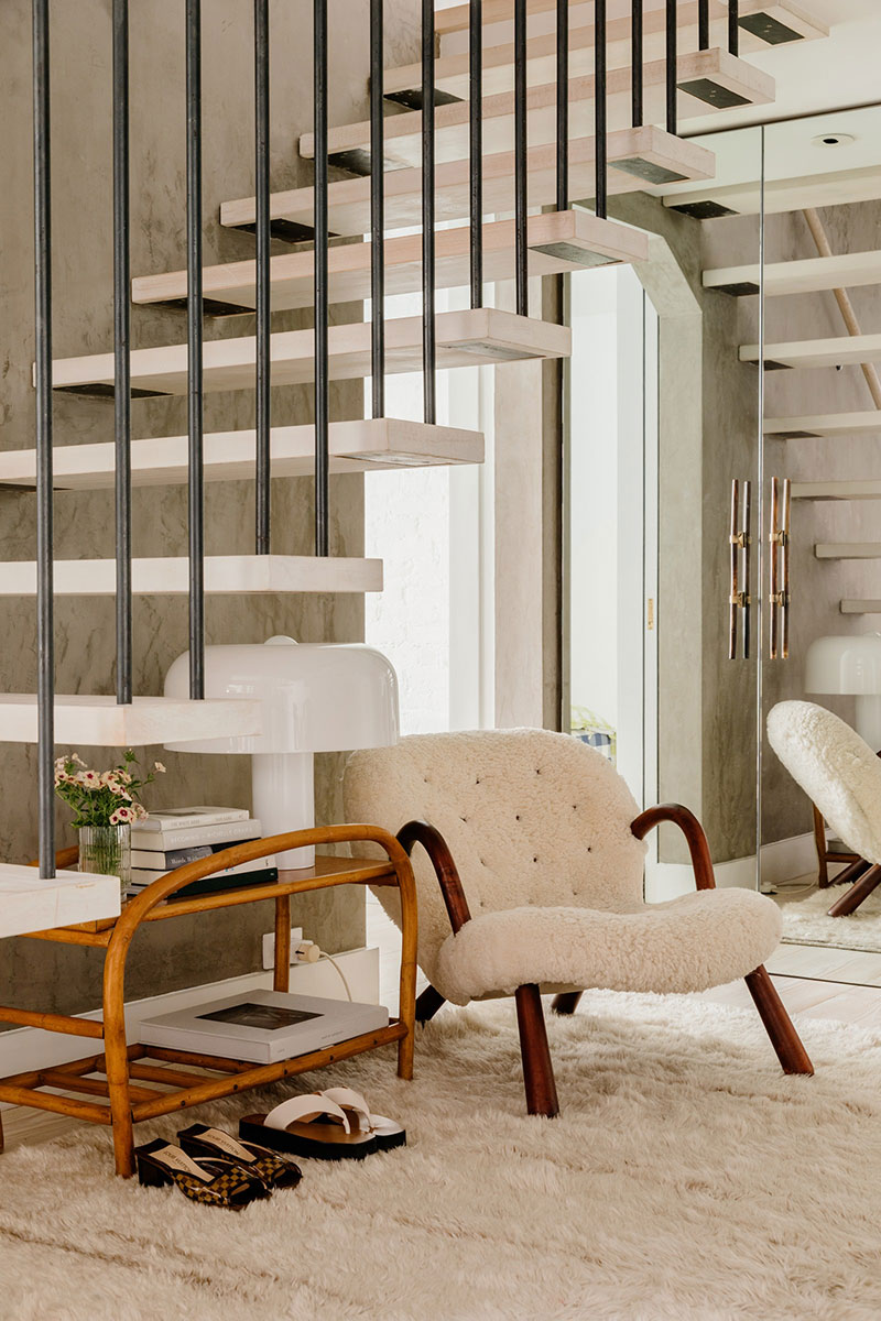 超模艾尔莎·霍斯克纽约开放式阁楼设计-14