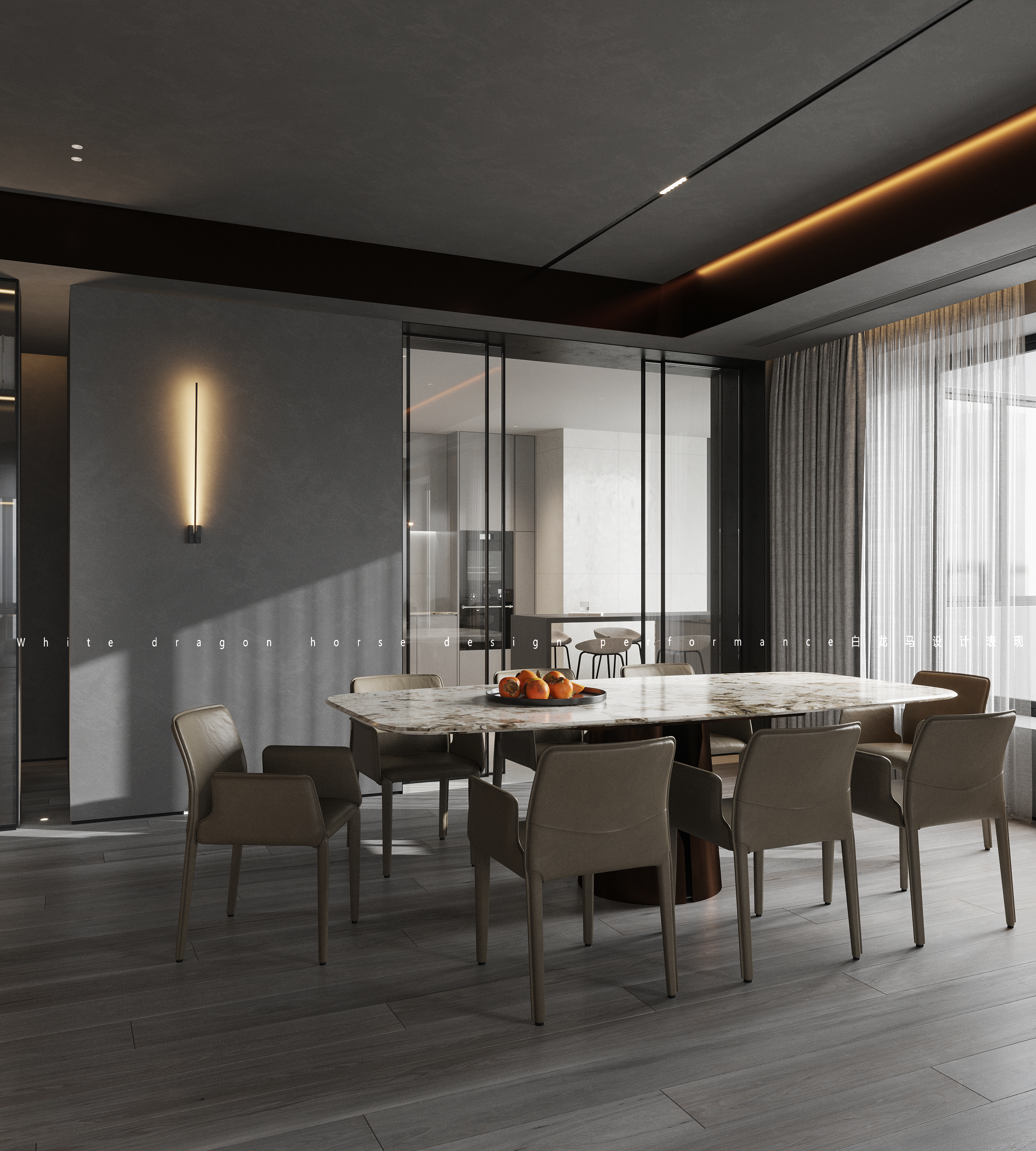 现代轻奢——白龙马效果图-4