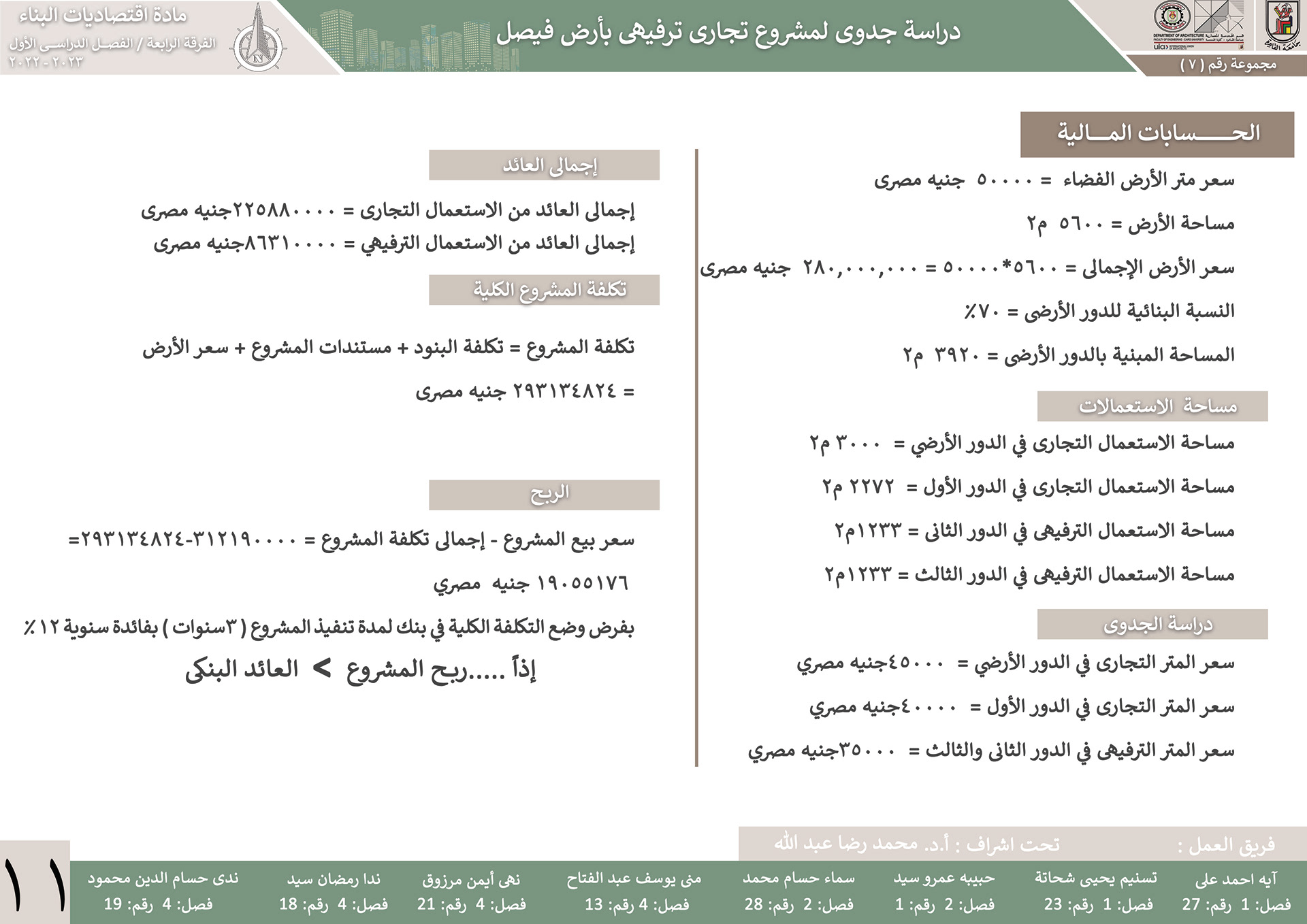 娱乐商业项目丨开罗大学工程学院建筑系-13